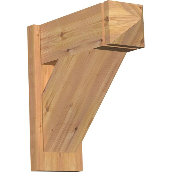 Ekena Millwork Traditional Smooth Arts and Crafts Outlooker, Western Red Cedar, 7 1/2"W x 20"D x 20"H OUT08X20X20TRA03SWR - main